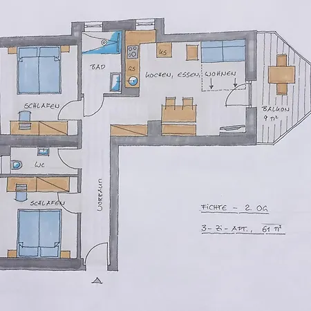 Apartment Gluexplatzl Am Wald